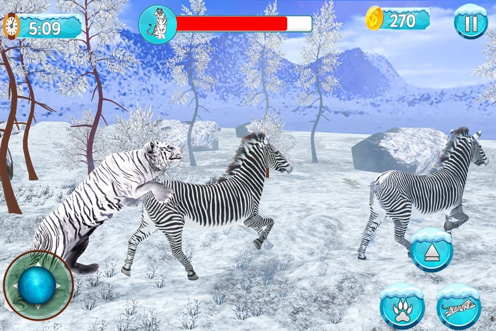 Wild White Tiger Family Simulator screenshot 4