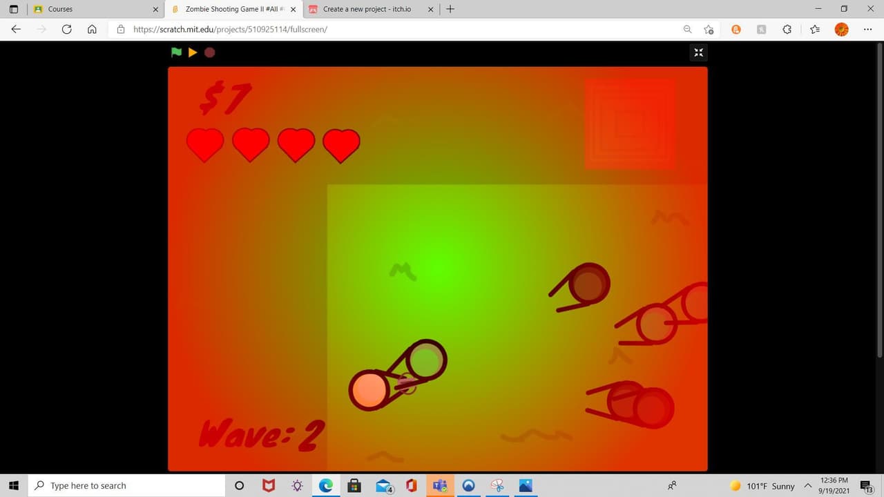 Zombie Shooting Game (Official_amazingQ_Scratch) screenshot 4