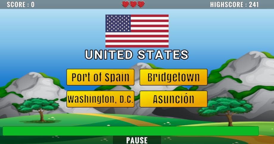 CapitalsAndFlagsOfTheWorld screenshot 3