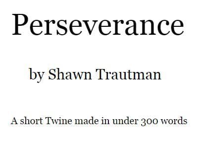 Perseverance (itch)