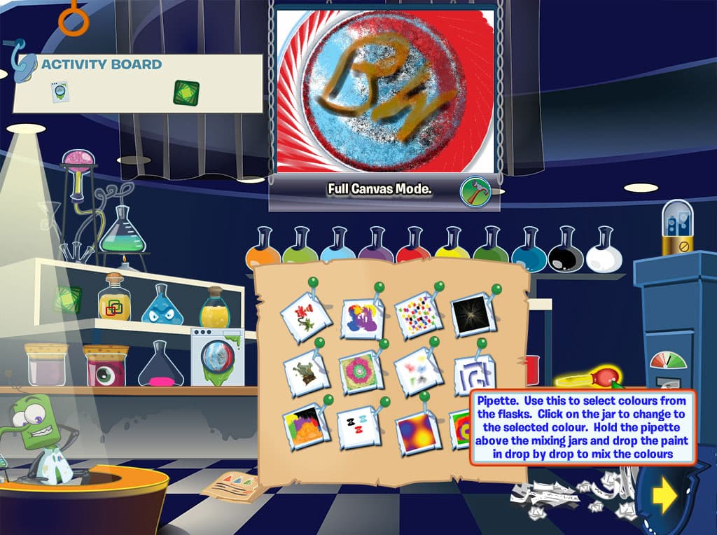 Bin Weevils Arty Arcade screenshot 2