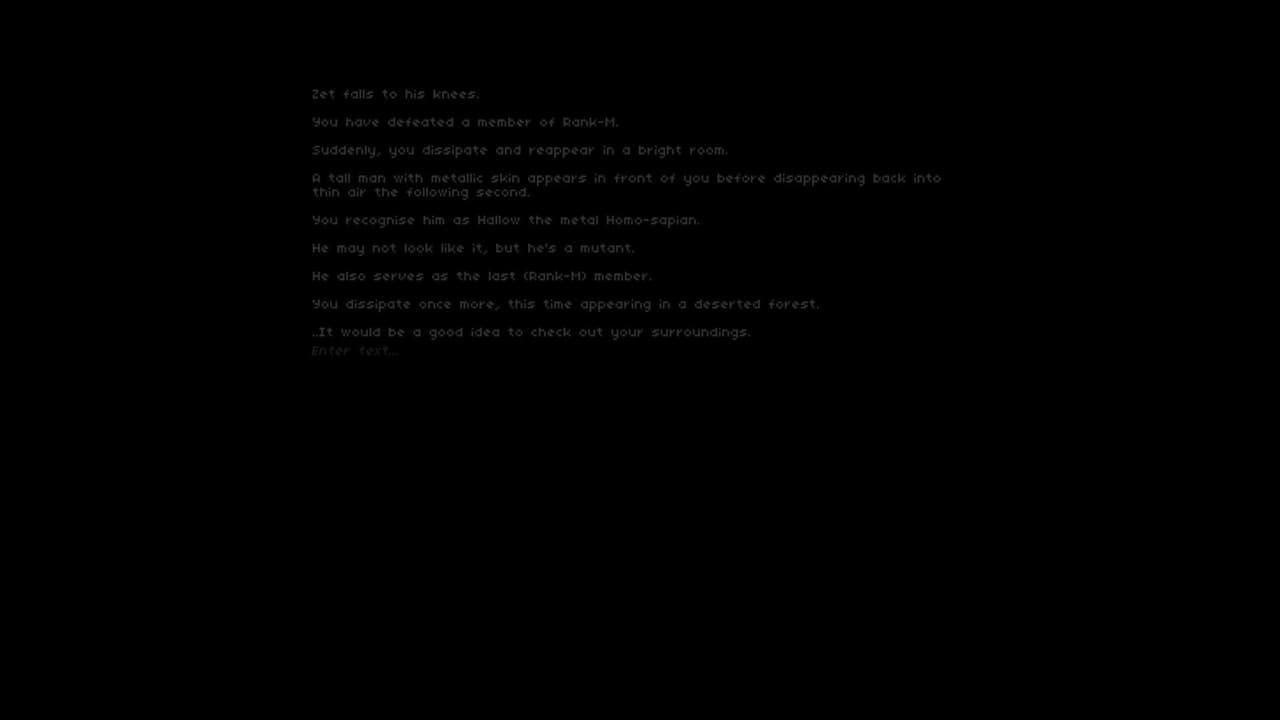 Anthropomorphic Mutant Animals in a Text Adventure