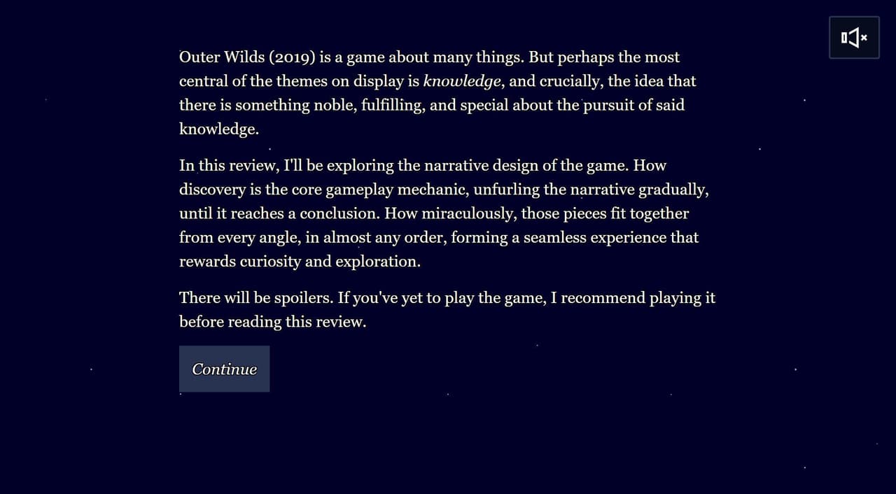 An interactive review of Outer Wilds screenshot 2