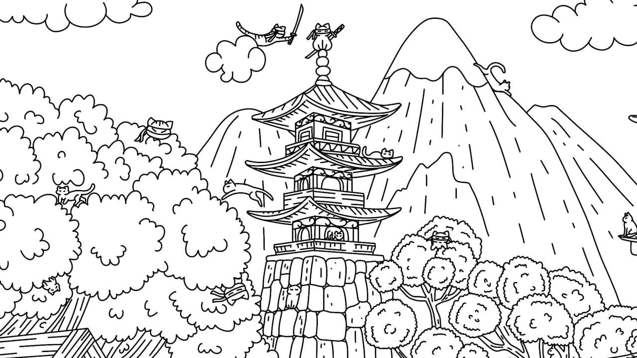 100 Ninja Cats screenshot 2