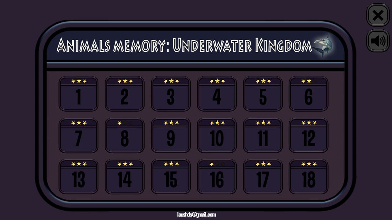 Animals Memory: Underwater Kingdom screenshot 3