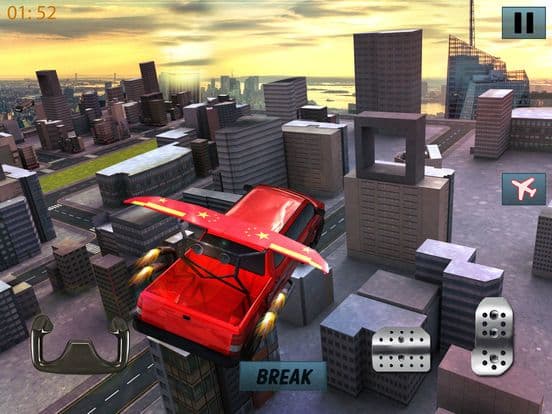 Free Limo Flying car Games screenshot 2