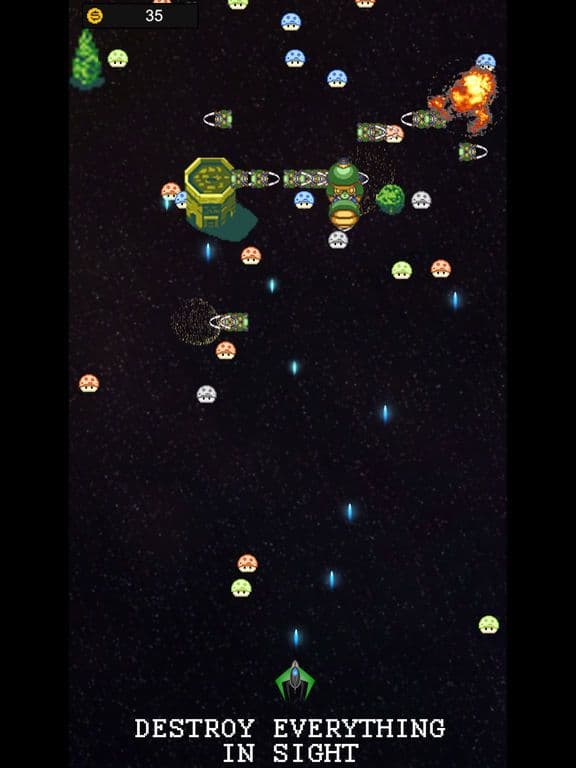 Retro Space Centipede Invaders screenshot 3