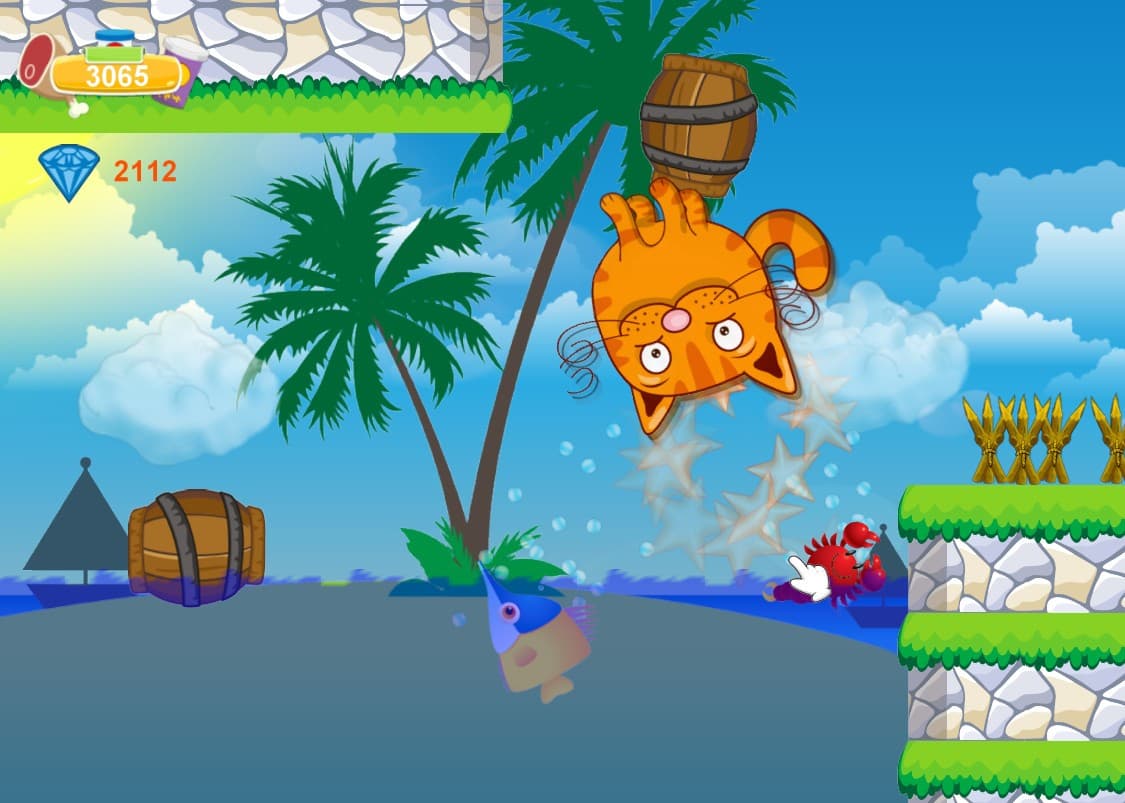 Kitten and food: adventure park screenshot 4