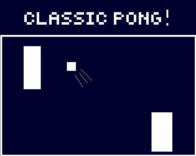 Classic Pong (cottonbutforze)
