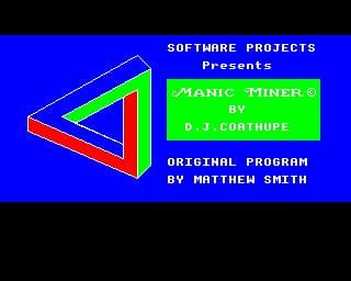 Manic Miner (1983) screenshot 5