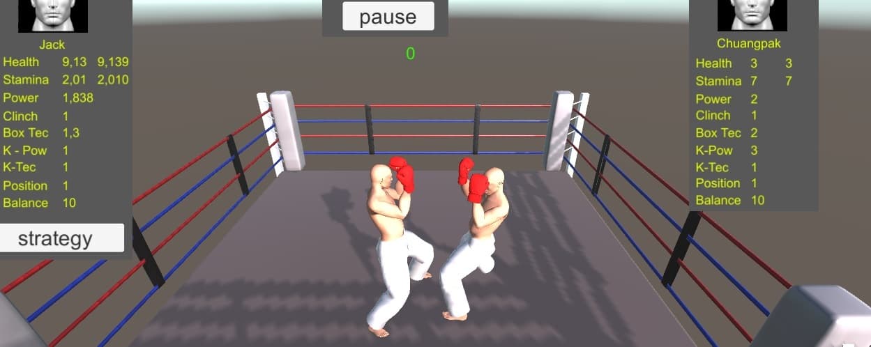 Trainer manager 3 kickboxing