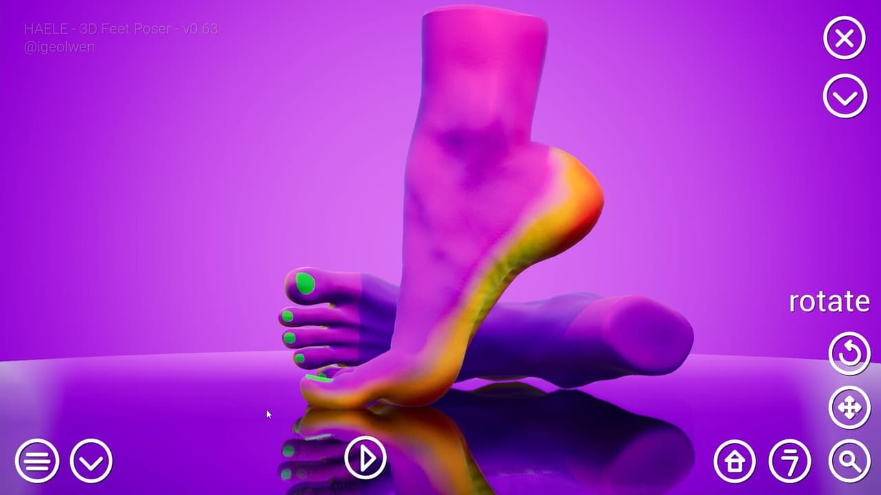 HAELE 3D - Feet Poser Pro screenshot 5