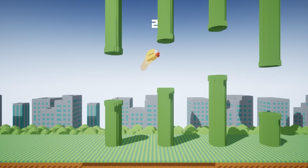 Flappy Bird Voxel (Chris222)