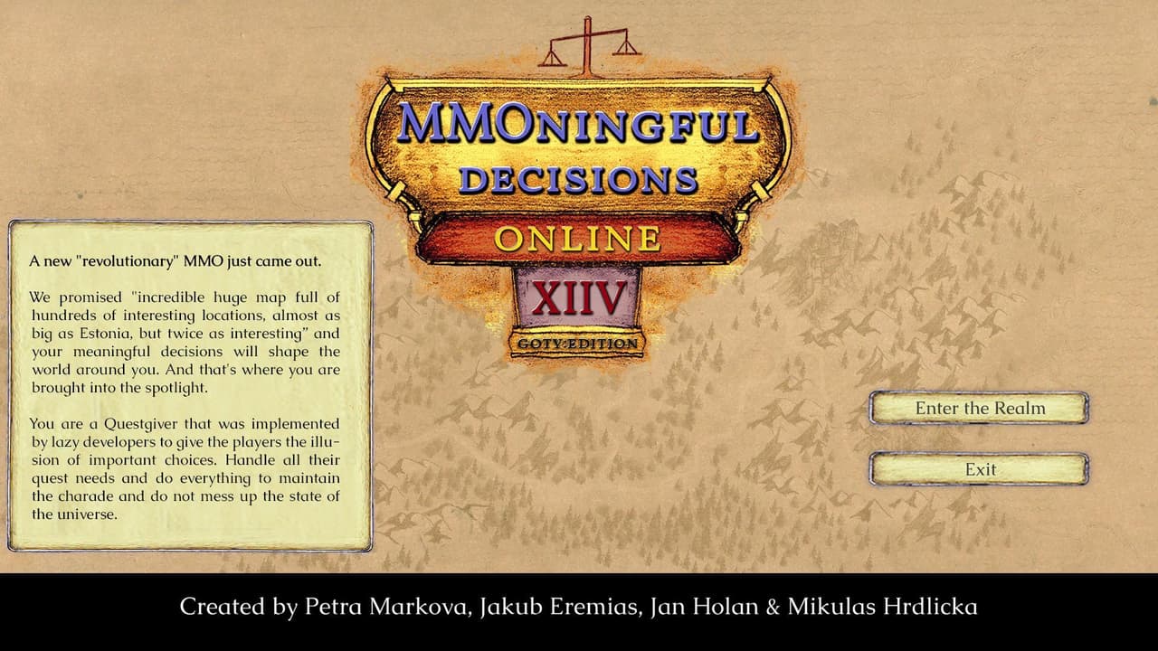 MMOningful Decisions Online XIIV GOTY Edition