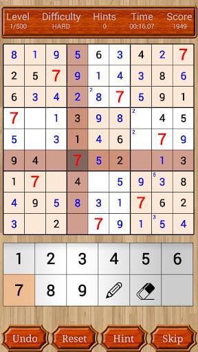 Sudoku: The mind trainer screenshot 2