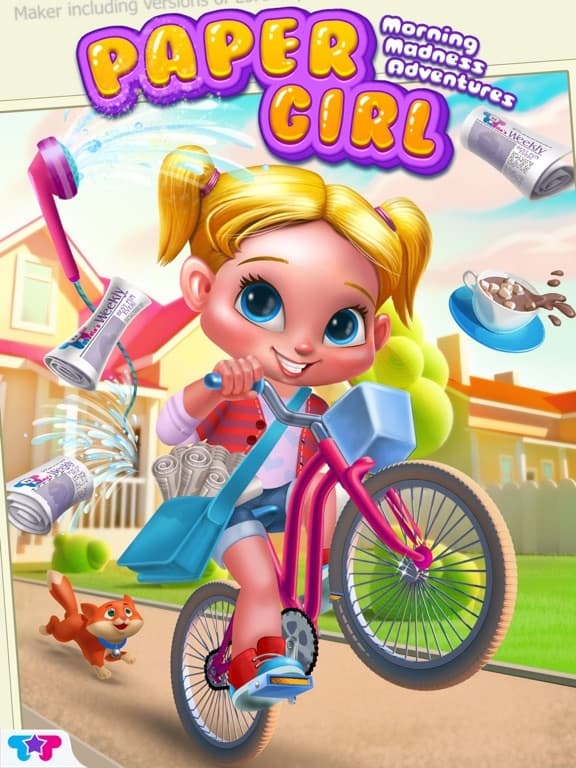 Paper Girl Crazy Day screenshot 2