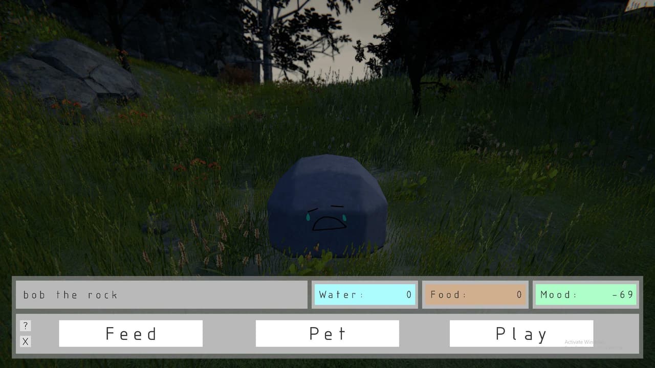 Pet Rock Simulator (Electronicall) screenshot 4