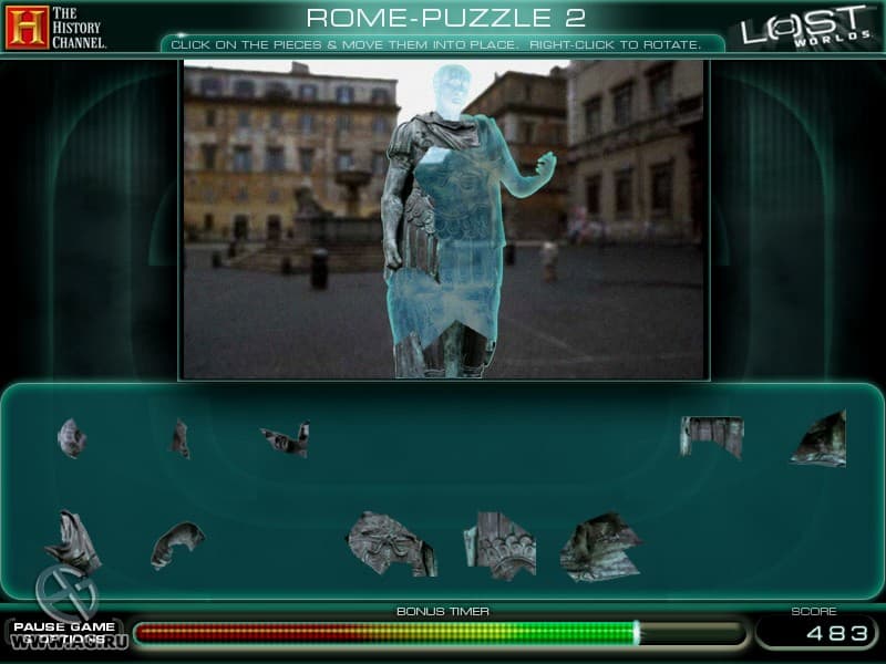 The History Channel: Lost Worlds screenshot 2