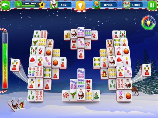 3D Santa Mahjong Solitaire screenshot 4
