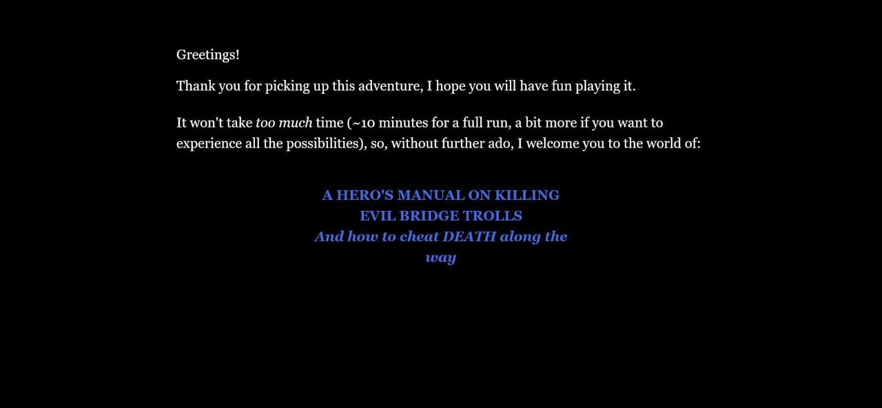 A Heros Manual screenshot 2