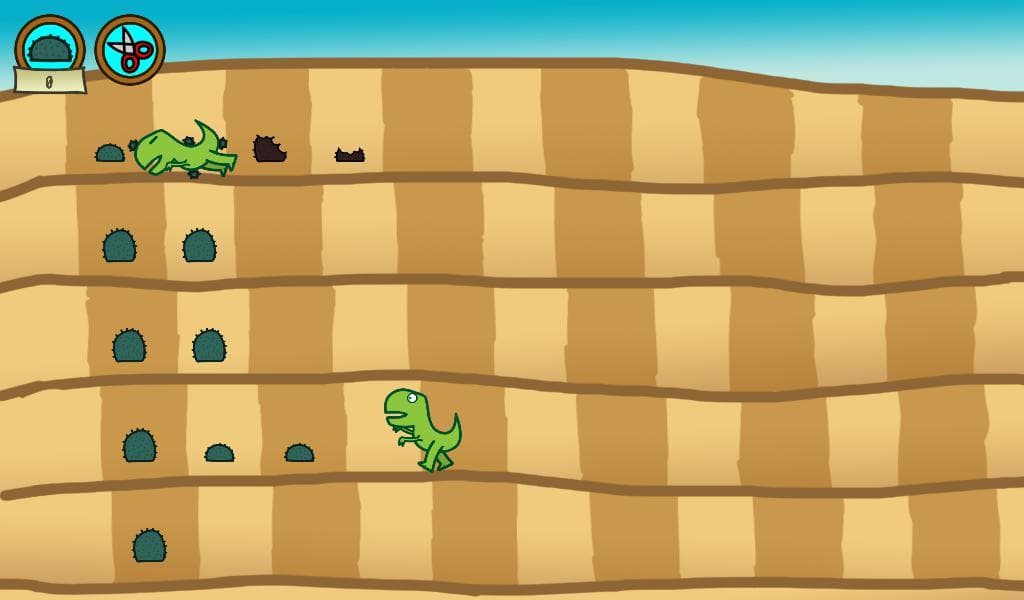 Cactus vs. Dinosaurs (Godot Wild Jam #6) screenshot 3