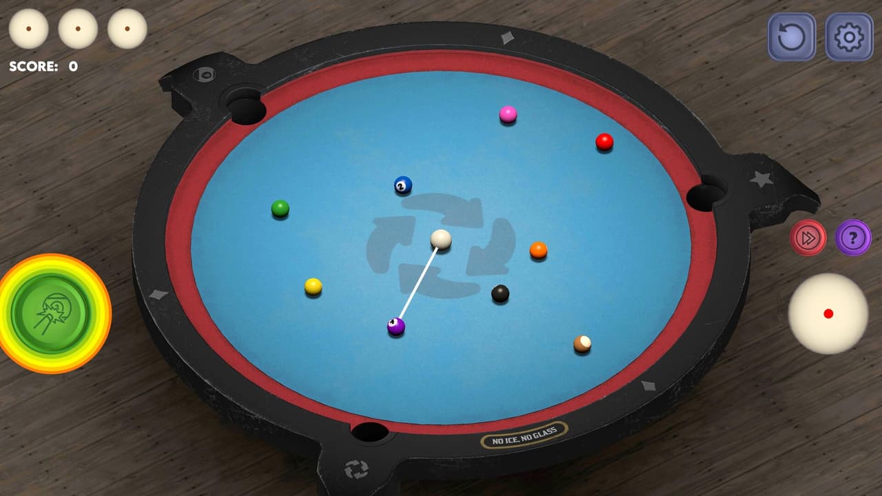 Billiards of the Round Table (BRT) screenshot 3