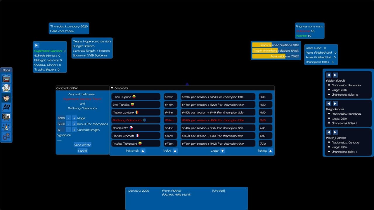 Level Up! Racing Manager screenshot 3