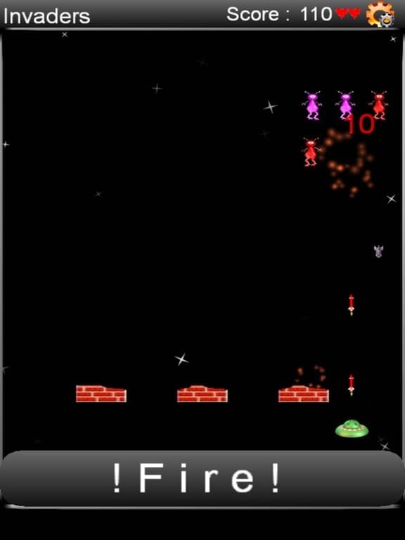 Invaders -- Lite screenshot 2