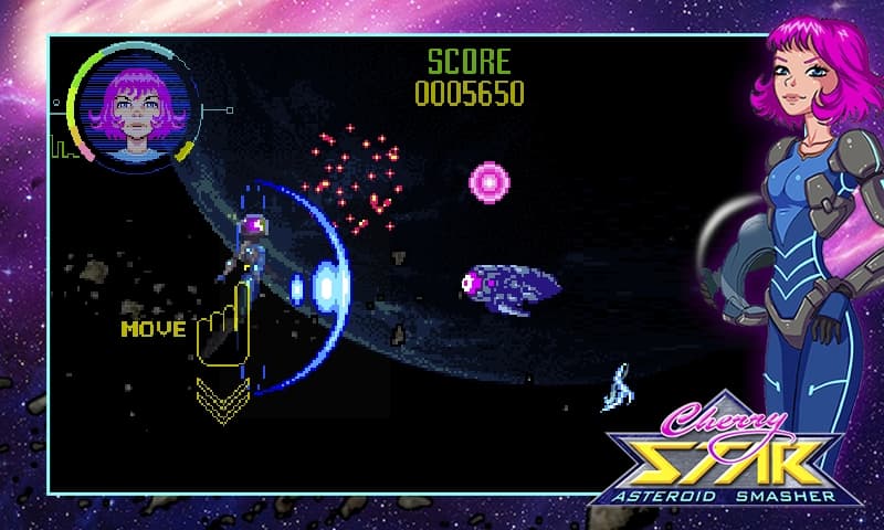 Cherry Star: Asteoid Smasher FREE screenshot 2