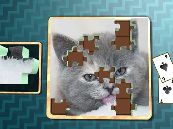 Jigsaw Solitaire Kitties screenshot 5
