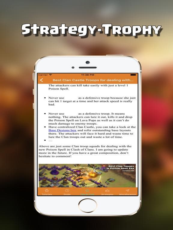 Guide for Clash of Clans - Coc Free Gem Tips Tricks, Bases layouts screenshot 3