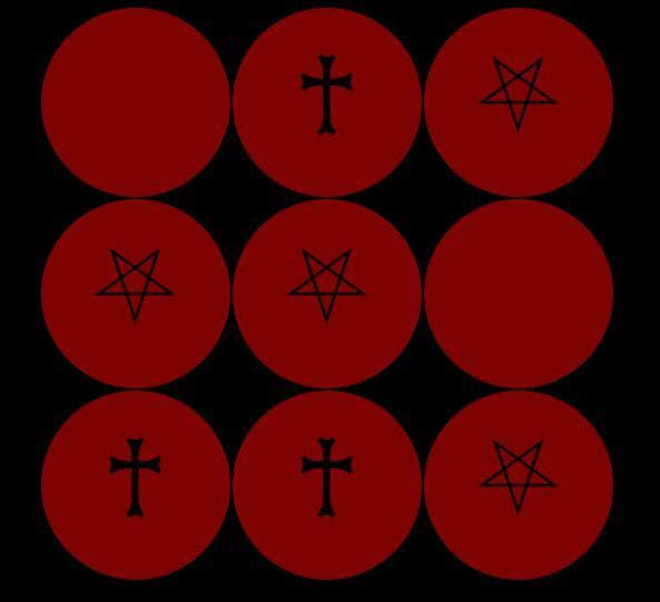 Satan and Cross - a TicTacToe Battle