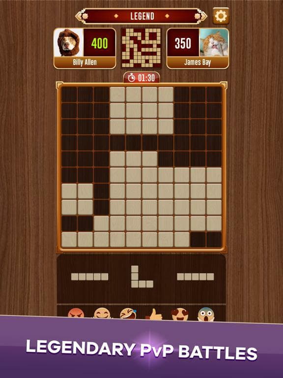 Woody Battle Block Puzzle Dual screenshot 6