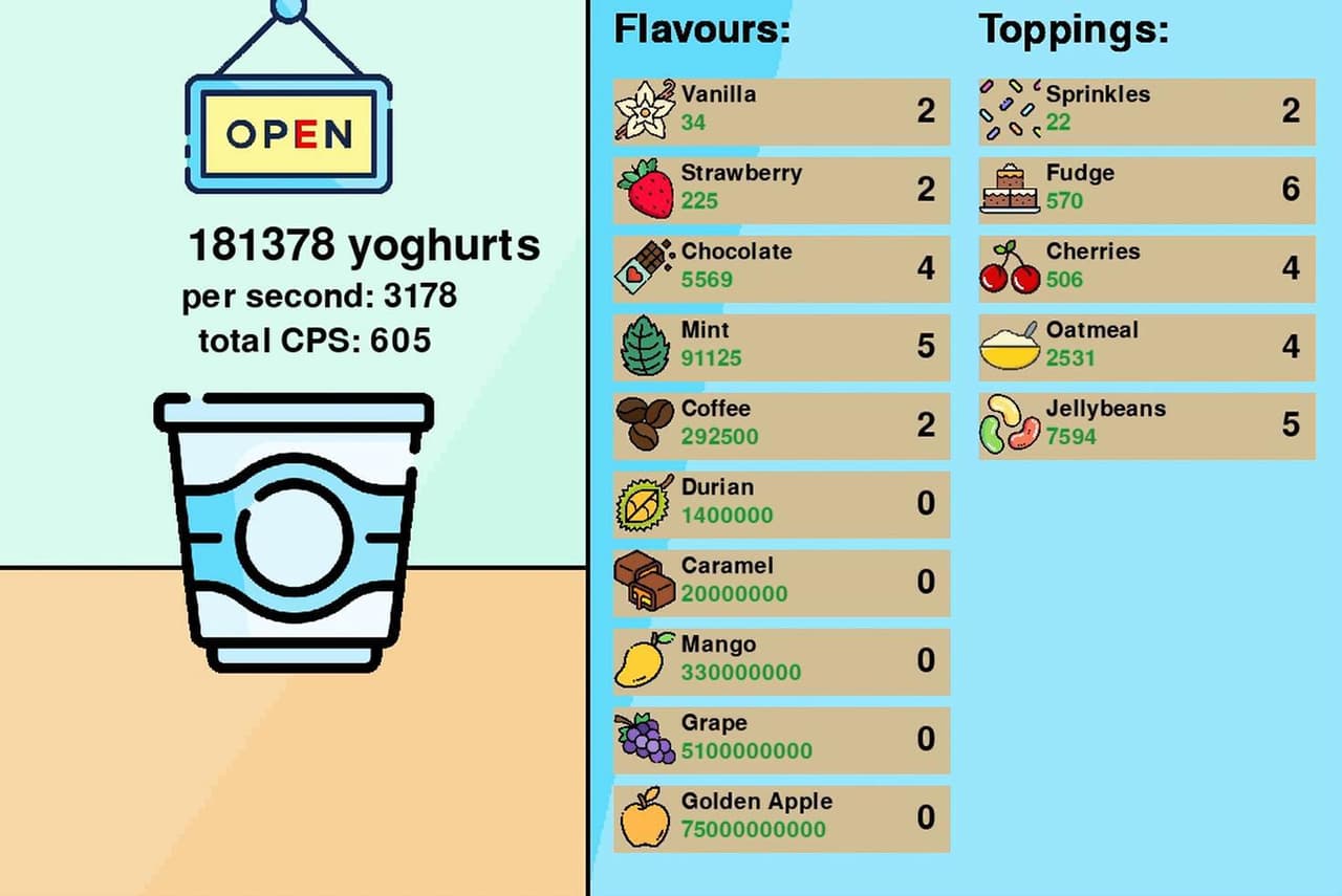 Yoghurt Clicker