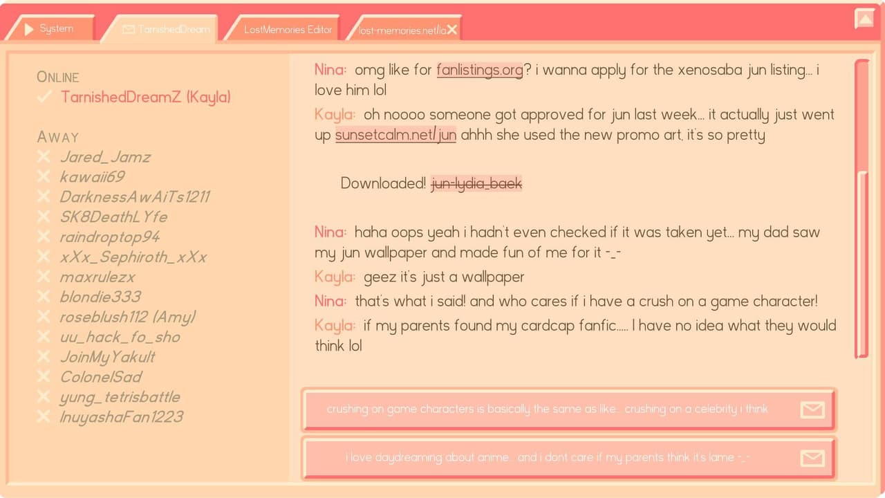 Lost Memories Dot Net screenshot 3