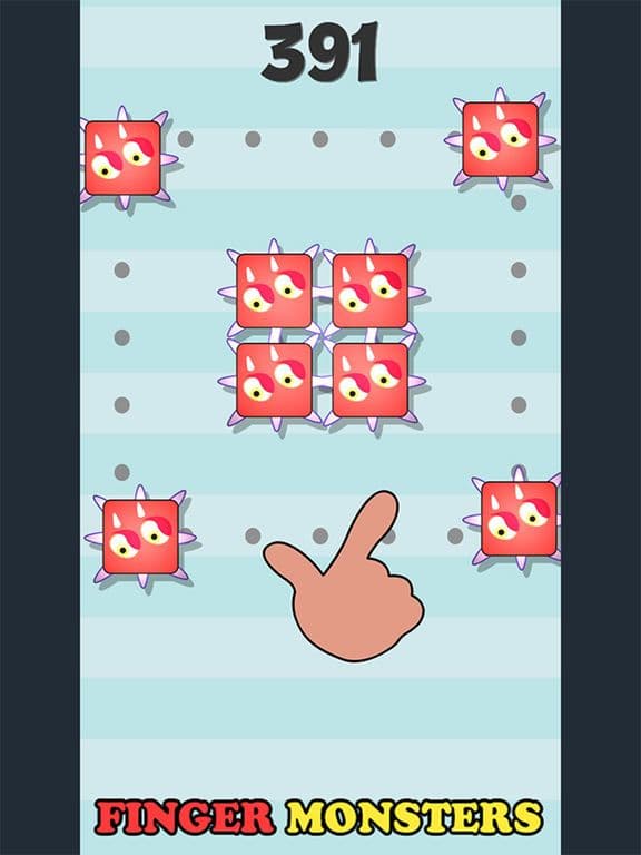 FINGER MONSTERS - Free 3D Touch Addictive Puzzle Game For Kids screenshot 4