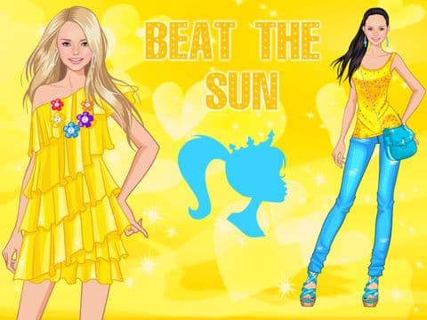 Beat the sun dress up game screenshot 2