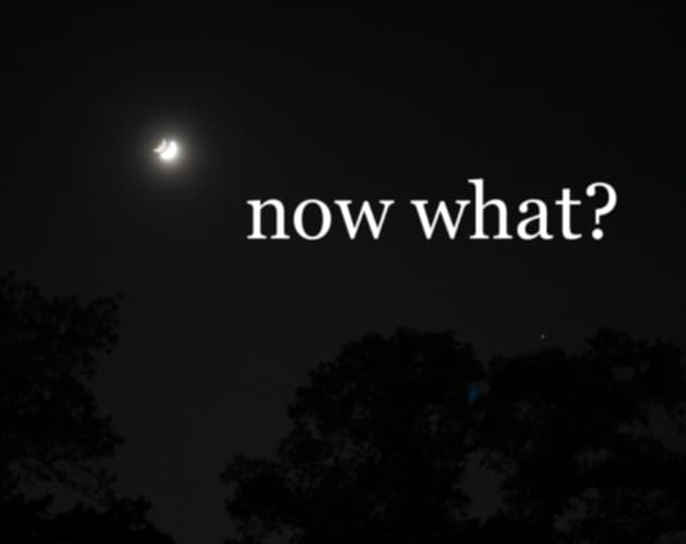 now what? (Samuel Fung)