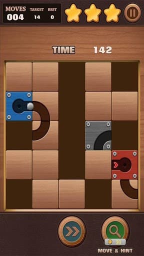 Moving Ball Puzzle screenshot 2