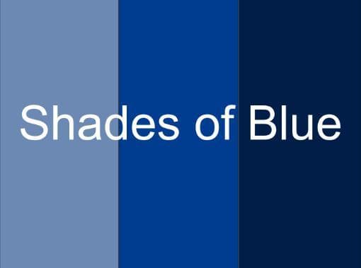 Shades of Blue