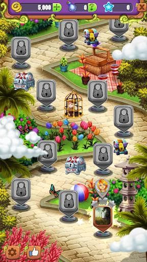 Mahjong Garden Four Seasons - Free Tile Game screenshot 5