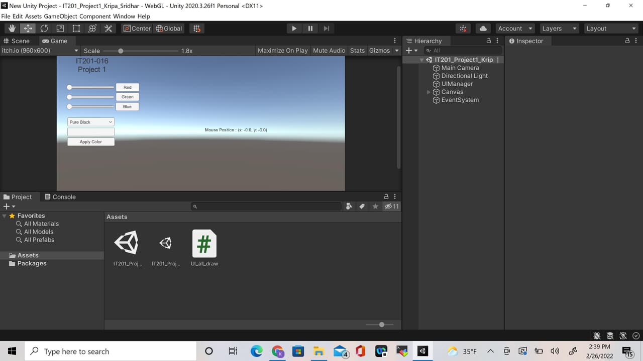 KripaSridhar_IT201_Project1