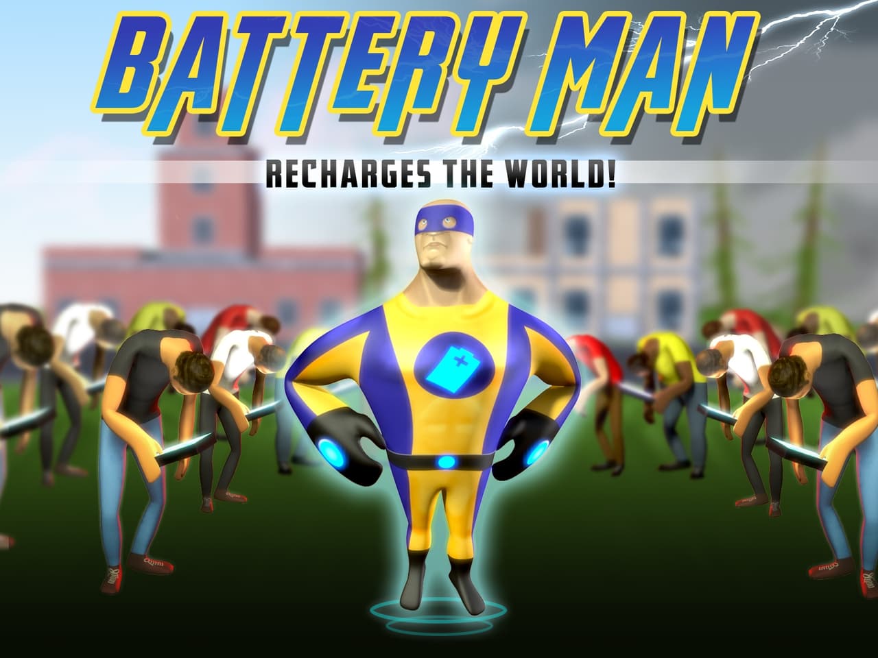 BATTERYMAN RECHARGES THE WORLD!