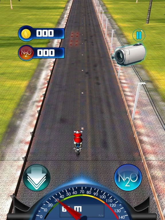 Santa Motorbike Racer Pro