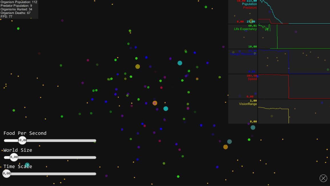 Ecosystem Simulation screenshot 4
