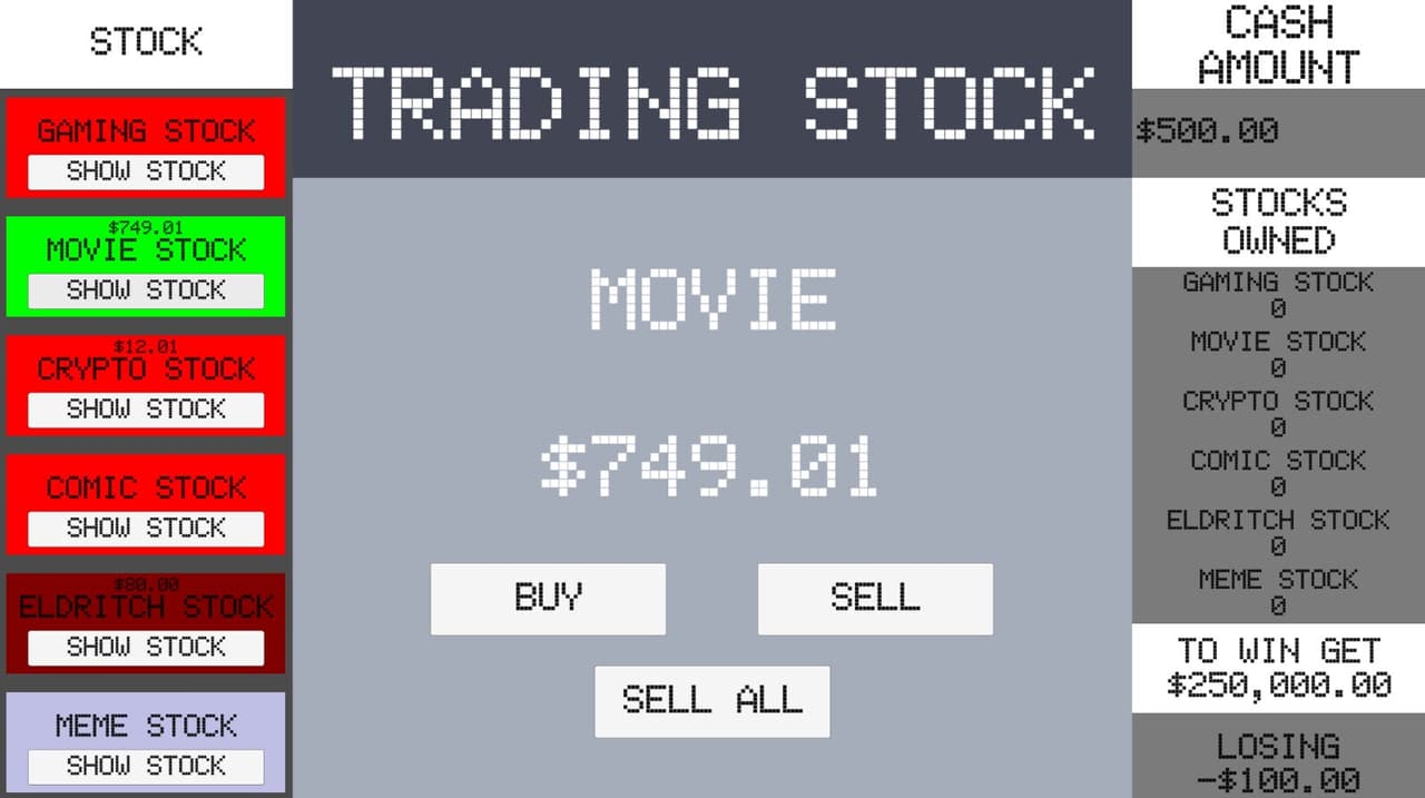 Simple Stock Trading Simulator screenshot 3