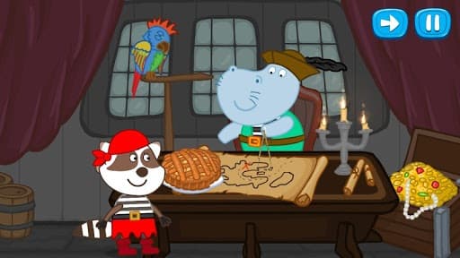 Hippos tales: Pirate games screenshot 2
