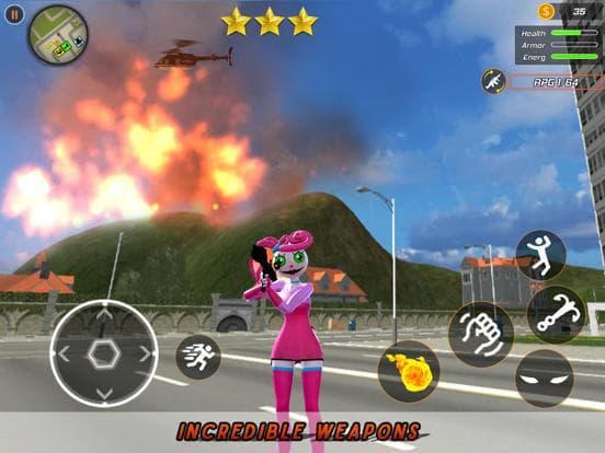 Scary Mommy: Flying Rope Hero screenshot 2