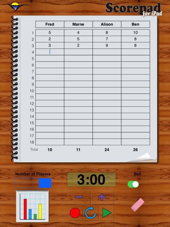 Scorepad for iPad screenshot 3