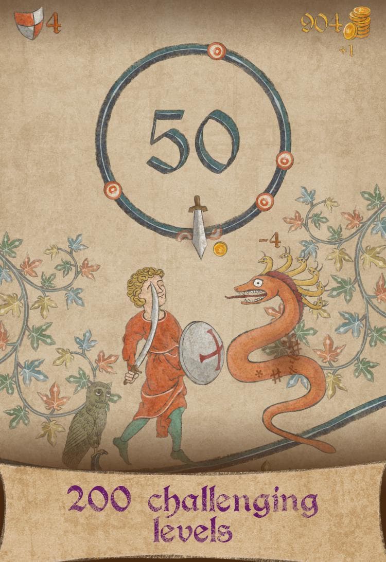 [DEMO] Marginalia Hero - medieval one tap RPG screenshot 3